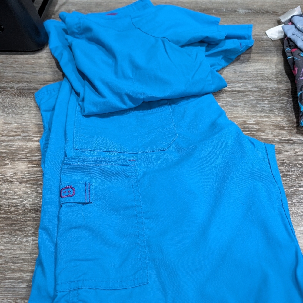 Blue Scrub Set.